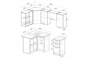 ГЛОРИЯ Кухонный гарнитур Оптима 5 (1200*2000 мм) в Игриме - igrim.mebel24.online | фото 2