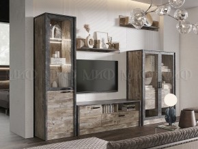 Гостиная Амели (модульная) Дуб Юкон-Бетон темный в Игриме - igrim.mebel24.online | фото