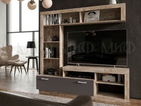 АНГАРА Гостиная (модульная) Графит/дуб юкон в Игриме - igrim.mebel24.online | фото 2