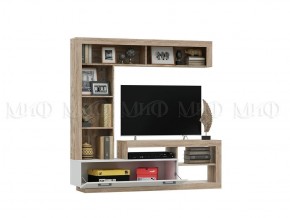 АНГАРА Гостиная (модульная) Графит/дуб юкон в Игриме - igrim.mebel24.online | фото 3