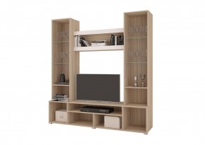 Гостиная АНТАЛИЯ (модульная) Сонома/Графит софт в Игриме - igrim.mebel24.online | фото 3