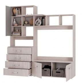 Гостиная Белла (модульная) ясень белый в Игриме - igrim.mebel24.online | фото 3