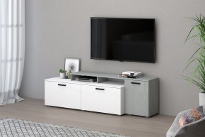 Гостиная Эльза (модульная) Бетонный Камень/Белый в Игриме - igrim.mebel24.online | фото 2