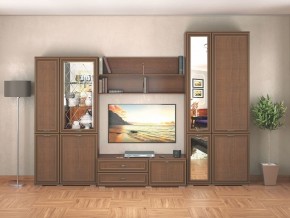 Гостиная-горка Ливорно орех в Игриме - igrim.mebel24.online | фото 3
