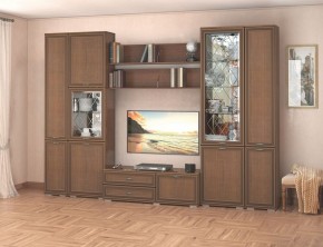 Гостиная-горка Ливорно орех в Игриме - igrim.mebel24.online | фото 4