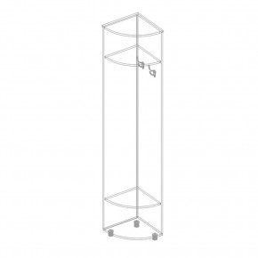 ГРАФ Стеллаж (дуб золотистый) в Игриме - igrim.mebel24.online | фото 2