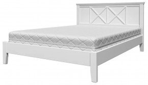 ГРАЦИЯ-2 Кровать из массива 1400 (Белый античный) в Игриме - igrim.mebel24.online | фото