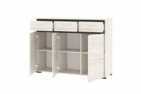 ГРЕТТА Комод 3С3Я 3дв, 3ящ (дуб крафт) в Игриме - igrim.mebel24.online | фото 2