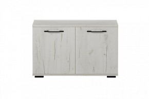 ИТАЛИЯ Вешалка В-800/Обувница О-800 (дуб крафт белый) в Игриме - igrim.mebel24.online | фото 3