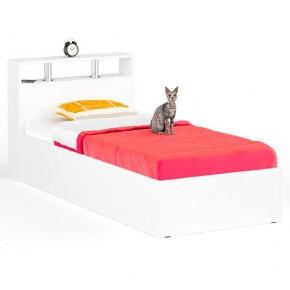 Камелия Кровать 0900, цвет белый, ШхГхВ 93,5х217х78,2 см., сп.м. 900х2000 мм., без матраса, основание есть в Игриме - igrim.mebel24.online | фото 1
