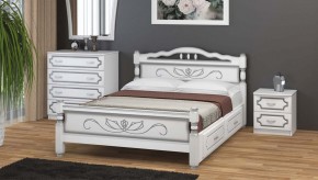 КАРИНА-5 Кровать из массива 900 с 2-мя ящиками в Игриме - igrim.mebel24.online | фото 1