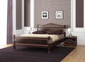 КАРИНА-5 Кровать из массива 900 (Темный орех) в Игриме - igrim.mebel24.online | фото