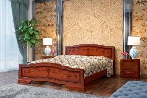 КАРИНА-6 Кровать из массива 1400 (Орех) в Игриме - igrim.mebel24.online | фото