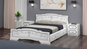 КАРИНА-6 Кровать из массива 900 с 2-мя ящиками в Игриме - igrim.mebel24.online | фото 1