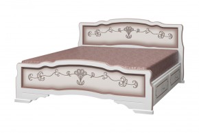 КАРИНА-6 Кровать из массива 900 с 2-мя ящиками в Игриме - igrim.mebel24.online | фото 3