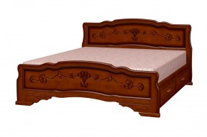 КАРИНА-6 Кровать из массива 900 с 2-мя ящиками в Игриме - igrim.mebel24.online | фото 4