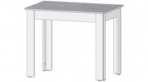 КАЙ Стол (цемент светлый/белый) в Игриме - igrim.mebel24.online | фото