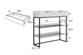 КЛАССНАЯ 1 Обувница в Игриме - igrim.mebel24.online | фото 3