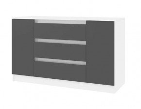 Комод 1200 Парус (Белый/Графит) в Игриме - igrim.mebel24.online | фото