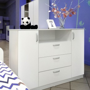 Комод 1400 Париж (Белый тиснение) в Игриме - igrim.mebel24.online | фото 5