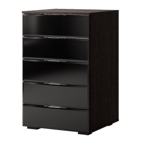 Комод Алекса (венге/черный) в Игриме - igrim.mebel24.online | фото