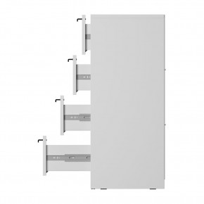 Комод Айрон КМ-02 (белый) в Игриме - igrim.mebel24.online | фото 7