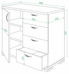 Комод Домино ТБ-4МН в Игриме - igrim.mebel24.online | фото 2