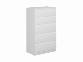 Комод КАСТОР с пятью ящиками, цвет белый в Игриме - igrim.mebel24.online | фото