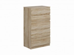 Комод КАСТОР с пятью ящиками, цвет Дуб Сонома в Игриме - igrim.mebel24.online | фото