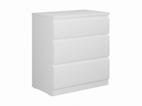Комод КАСТОР с тремя ящиками, цвет белый в Игриме - igrim.mebel24.online | фото