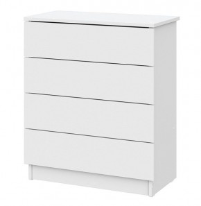 Комод КМ 1 (Серия 2) Белый текстурный в Игриме - igrim.mebel24.online | фото 3