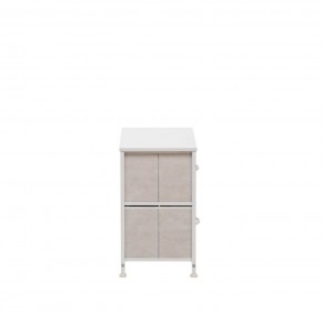 Комод Leset Линкс 2 ящ. (к/з), Каркас Белый, ящики Белые в Игриме - igrim.mebel24.online | фото 4