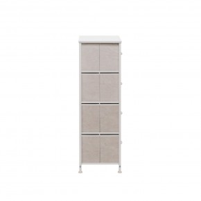 Комод Leset Линкс 4 ящ. (к/з), Каркас Белый, ящики Белые в Игриме - igrim.mebel24.online | фото 4