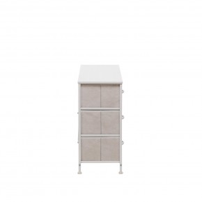 Комод Leset Линкс 6 ящ. (к/з), Каркас Белый, ящики Белые в Игриме - igrim.mebel24.online | фото 4