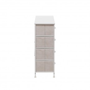 Комод Leset Линкс 8 ящ. (к/з), Каркас Белый, ящики Белые в Игриме - igrim.mebel24.online | фото 5