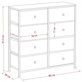 Комод Leset Линкс 8 ящиков (МДФ) в Игриме - igrim.mebel24.online | фото 12
