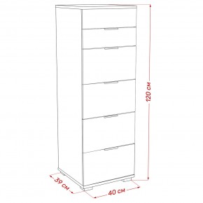Комод Leset Наоми 6 в Игриме - igrim.mebel24.online | фото 8