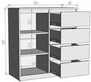 Комод Мальта K115 в Игриме - igrim.mebel24.online | фото 2