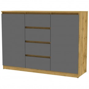 Комод Мальта K118 (ДВ-Графит) в Игриме - igrim.mebel24.online | фото