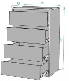 Комод Мальта K131 в Игриме - igrim.mebel24.online | фото 2
