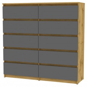 Комод Malta light K155 (ДВ-Графит) в Игриме - igrim.mebel24.online | фото