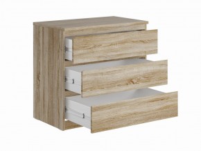 Комод МАЛЬТА с тремя выдвижными ящиками, цвет Дуб Сонома в Игриме - igrim.mebel24.online | фото 3