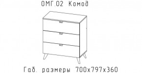 ОМЕГА Комод малый (ЦРК.ОМГ.02) в Игриме - igrim.mebel24.online | фото 2