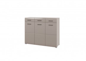 Комод НЕНСИ (Ясень Шимо светлый/Капучино глянец) в Игриме - igrim.mebel24.online | фото 1