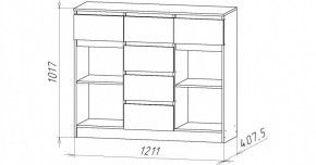 НИЦЦА-6 Комод (НЦ.06) в Игриме - igrim.mebel24.online | фото 2