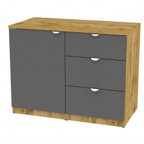 Комод "Калисто (K12)" ручка торцевая TR-2 (ДВ-Графит) в Игриме - igrim.mebel24.online | фото