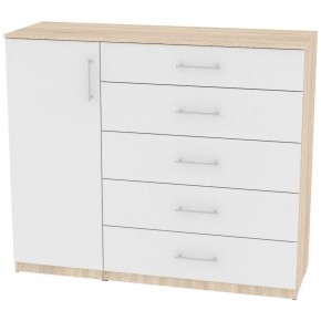 Комод "Калисто (K40)" ручка рейлинг (ДСС-Белый) в Игриме - igrim.mebel24.online | фото