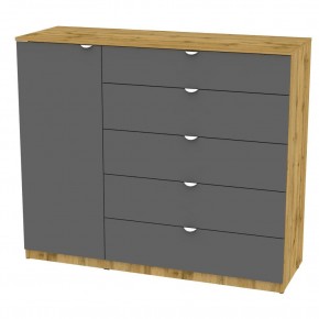Комод "Калисто (K40)" ручка торцевая (ДВ-Графит) в Игриме - igrim.mebel24.online | фото