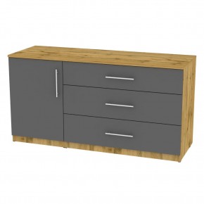 Комод "Калисто (K48)" ручка рейлинг (ДВ-Графит) в Игриме - igrim.mebel24.online | фото