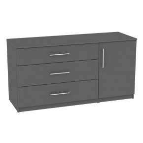 Комод "Калисто (K49)" ручка рейлинг (Графит) в Игриме - igrim.mebel24.online | фото